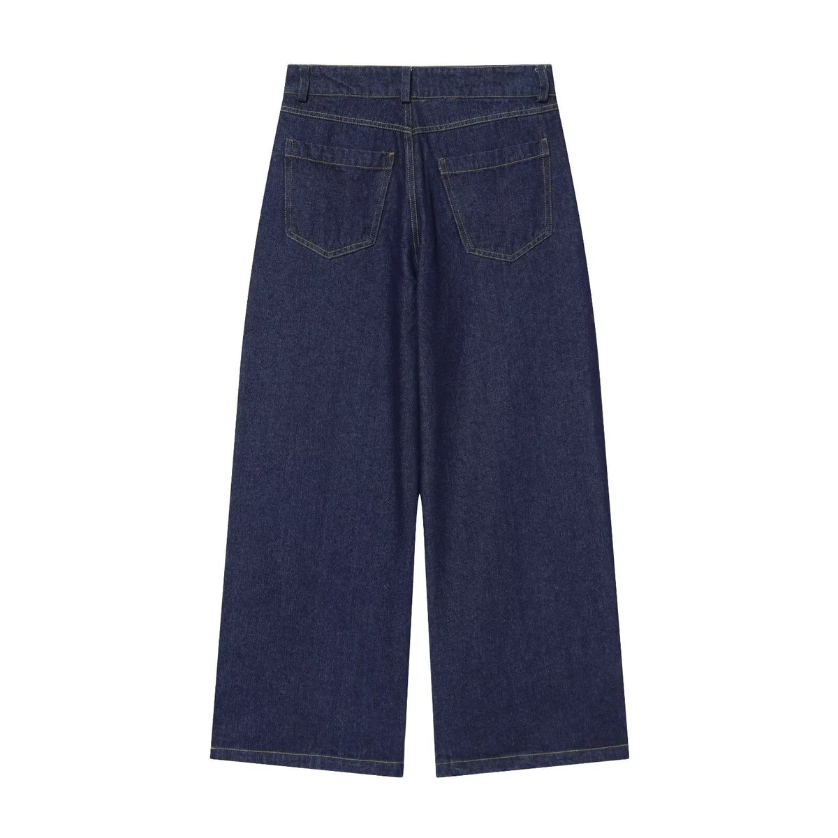 High-Waisted Jeansshorts für Damen mit weitem Bein
