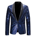 Damen Glamouröser Pailletten Blazer EB