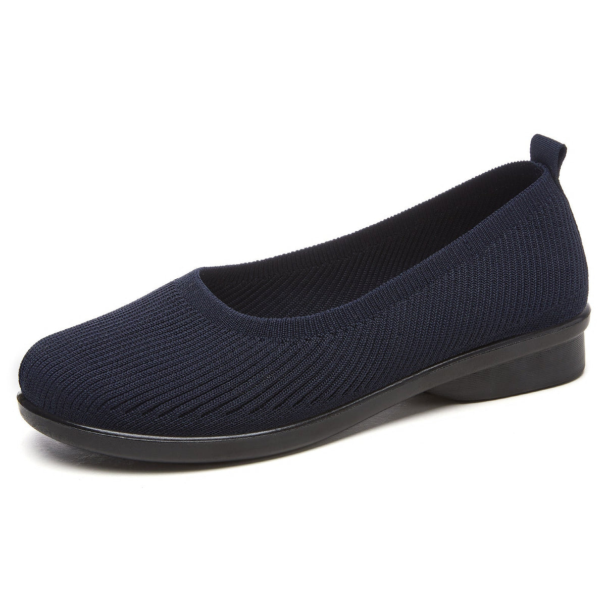 Damen bequeme Ballerinas mit elastischem Obermaterial EB