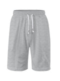Atmungsaktive Herren-Waffel-Pyjamashorts mit Komfortbund und Kordelzug