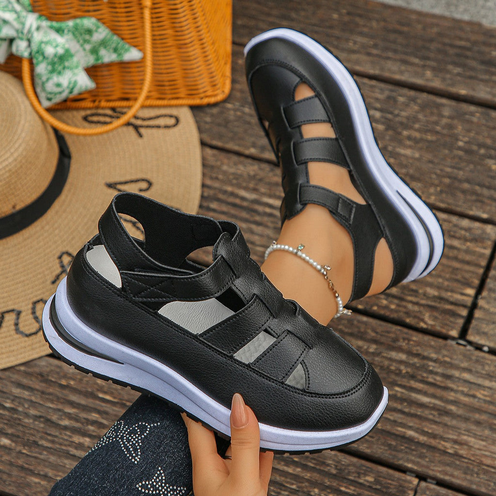 Damen bequeme Sport-Sandalen mit elastischen Riemen EB