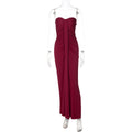 Damen Elegantes Maxi-Kleid mit raffiniertem Tailleneinsatz und Raffung EB