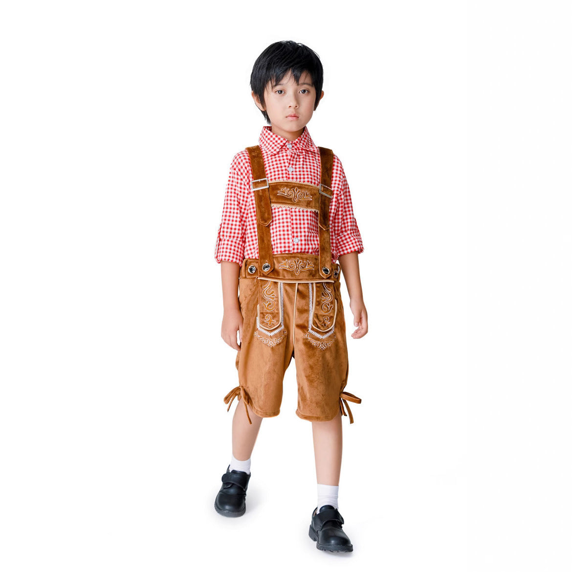 Traditionelle Jungen-Shorts mit Stickerei