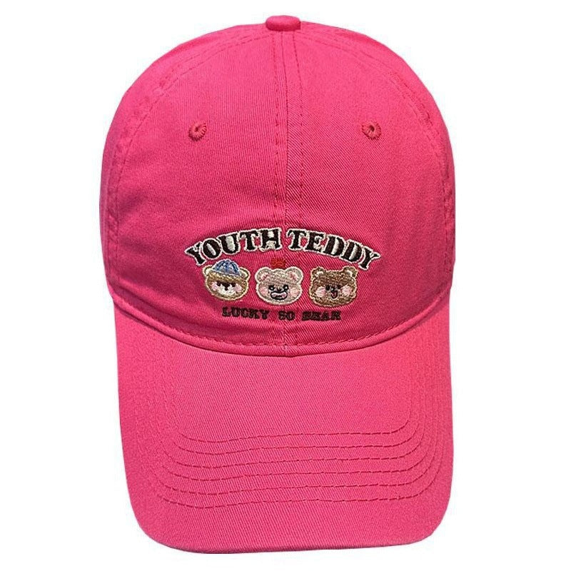 Unisex Embroidered Character Cap
