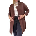 Damen Elegante und bequeme Übergangsjacke mit praktischen Taschen EB