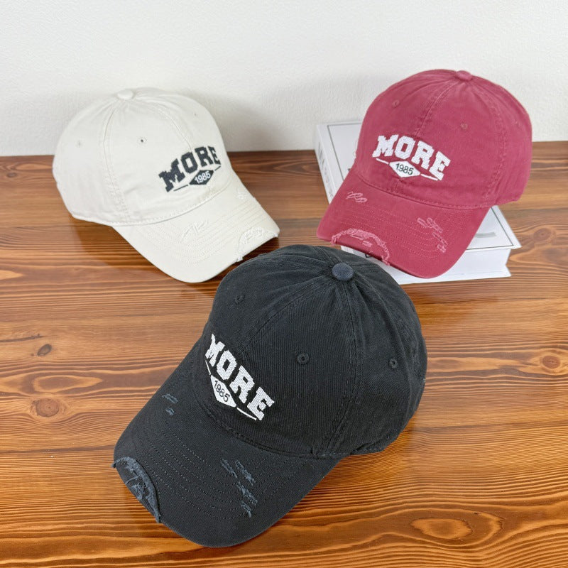 Herren-Baseballkappe im Used-Look