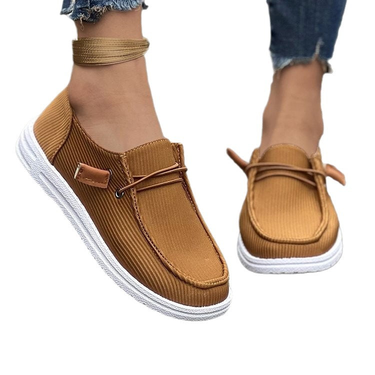 Damen Bequeme Slip-On Schuhe EB