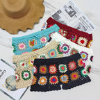Häkelshorts mit Granny-Square-Muster für Damen
