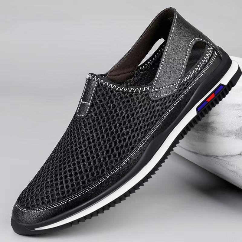 Damen Atmungsaktive Slip-On Schuhe mit flexibler Laufsohle EB