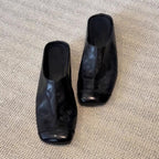 Damen Bequeme Clogs mit modischem Schnitt und weichem Leder EB