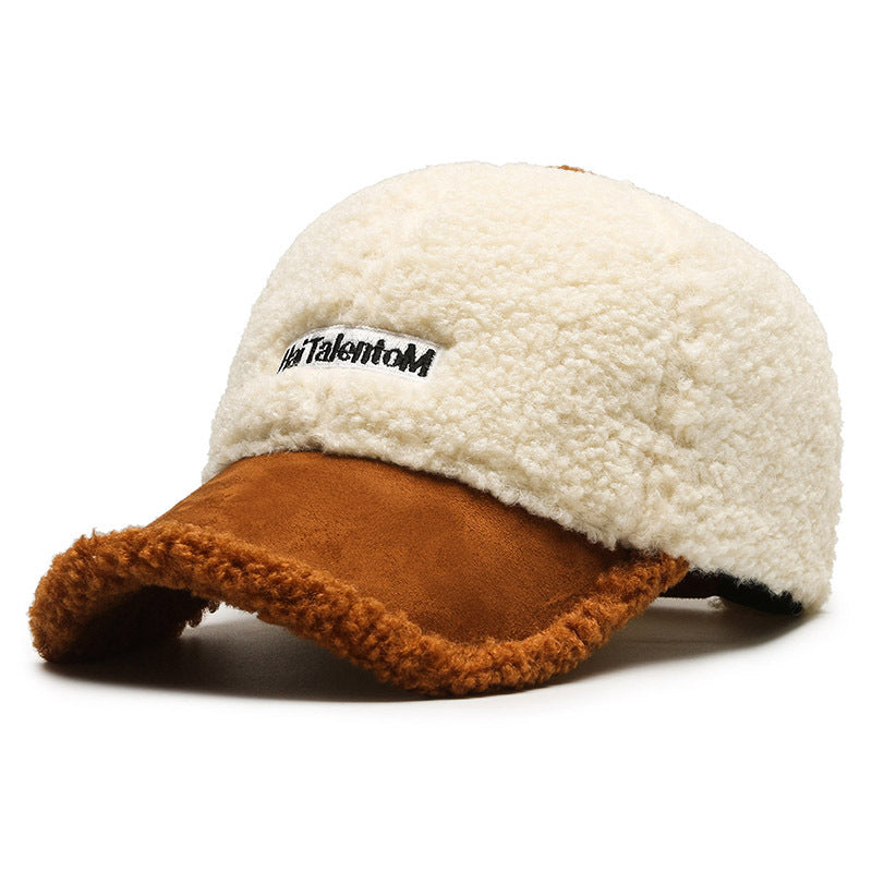 Gemütliche Plüsch-Fleece-Baseball-Cap für Damen