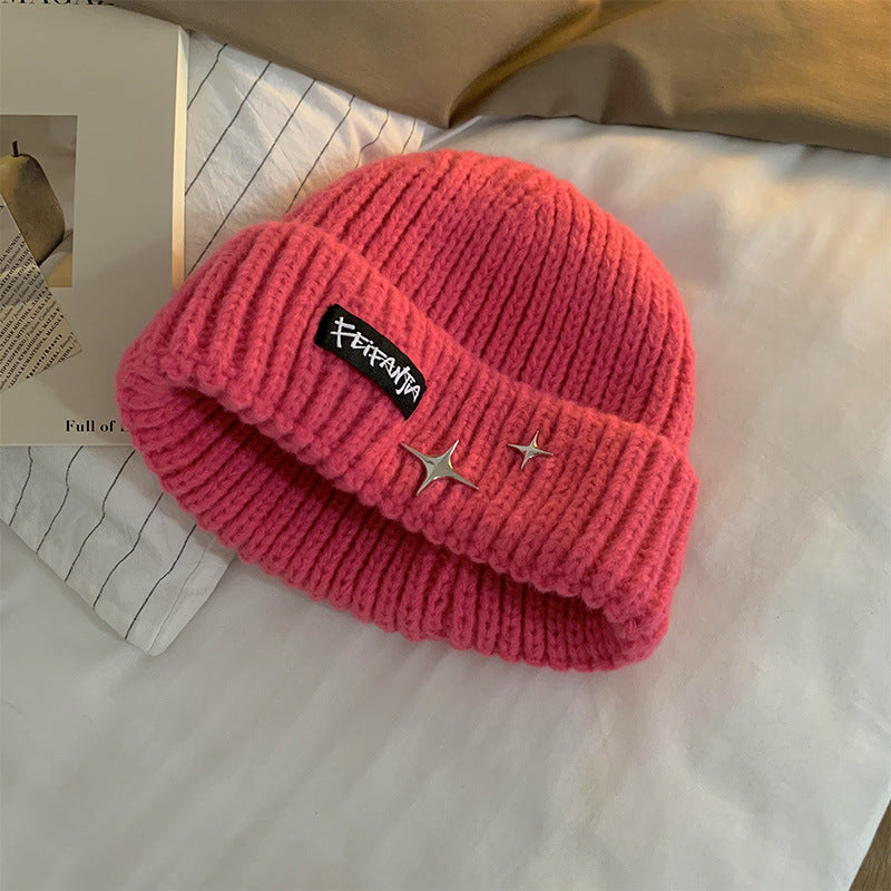 Stilvolle Rippstrick-Beanie
