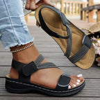 Damen bequeme Sandalen mit ergonomischem Riemen-Design EB