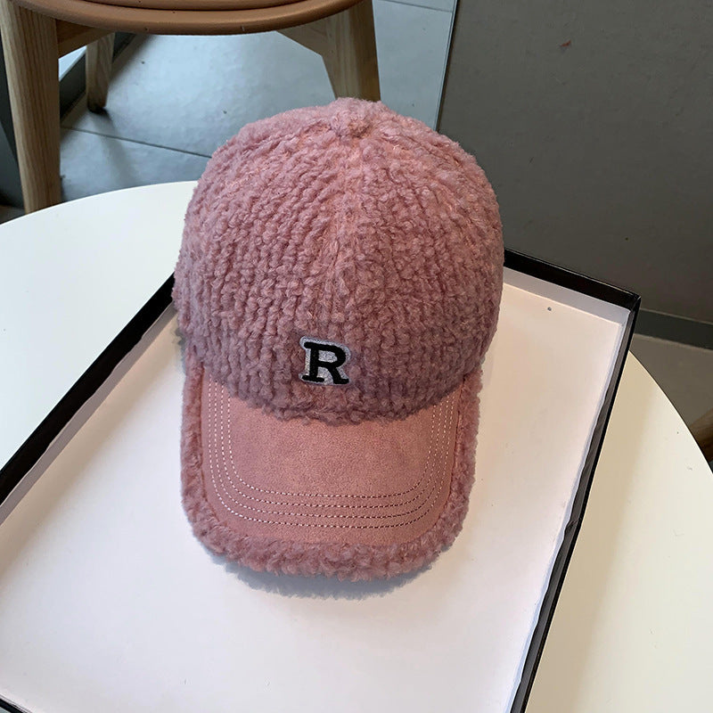 Flauschige Baseball-Cap für Damen