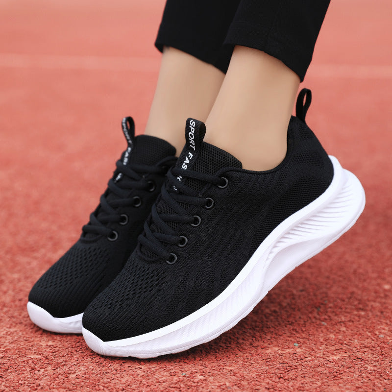 Damen Sportliche Laufschuhe mit atmungsaktivem Mesh-Obermaterial und flexibler Sohle EB