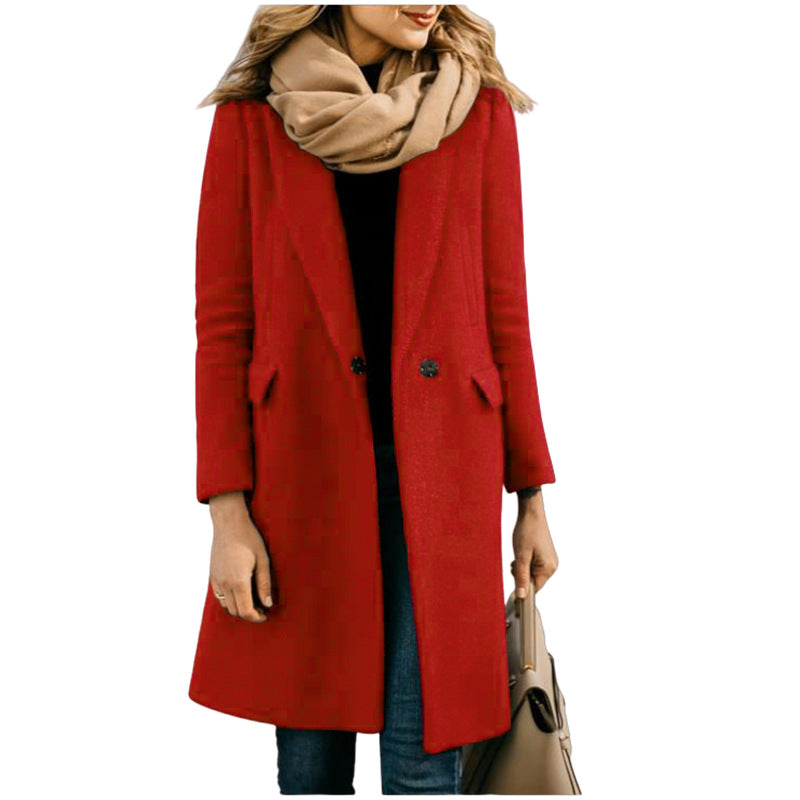 Damen eleganter Schnittmantel EB