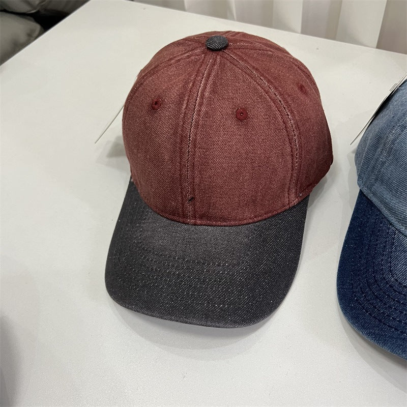 Verstellbare Herrenkappe in Denim-Optik