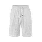 Atmungsaktive Herren-Waffel-Pyjamashorts mit Komfortbund und Kordelzug