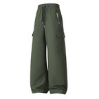 Herren Cargo-Shorts mit elastischem Bund, Kordelzug und Reißverschlusstaschen