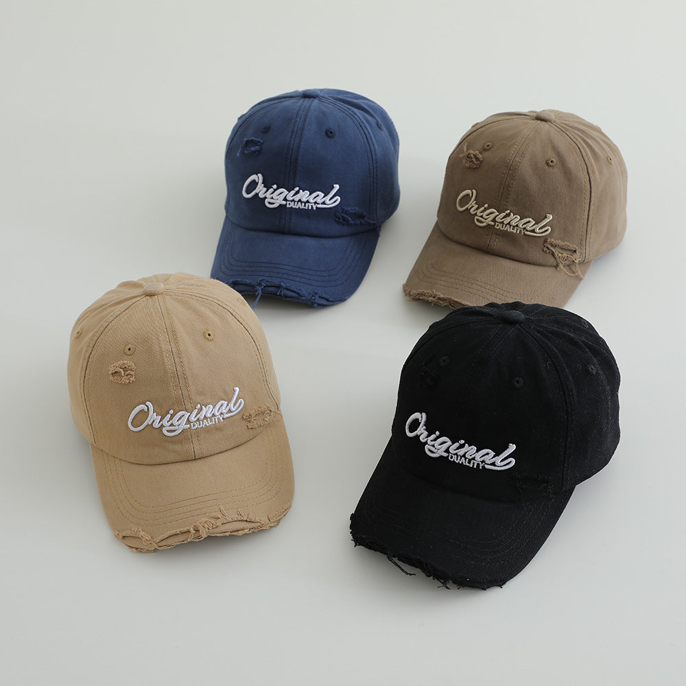 Herren-Baseballcap im Distressed-Look