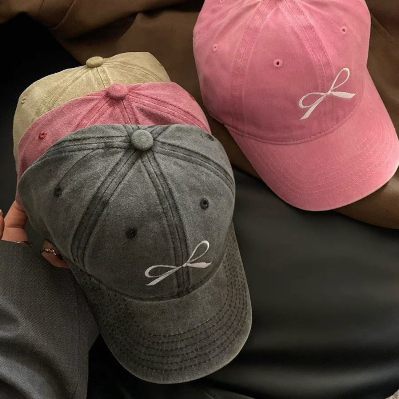 Lässige bestickte Baseballkappe für Damen
