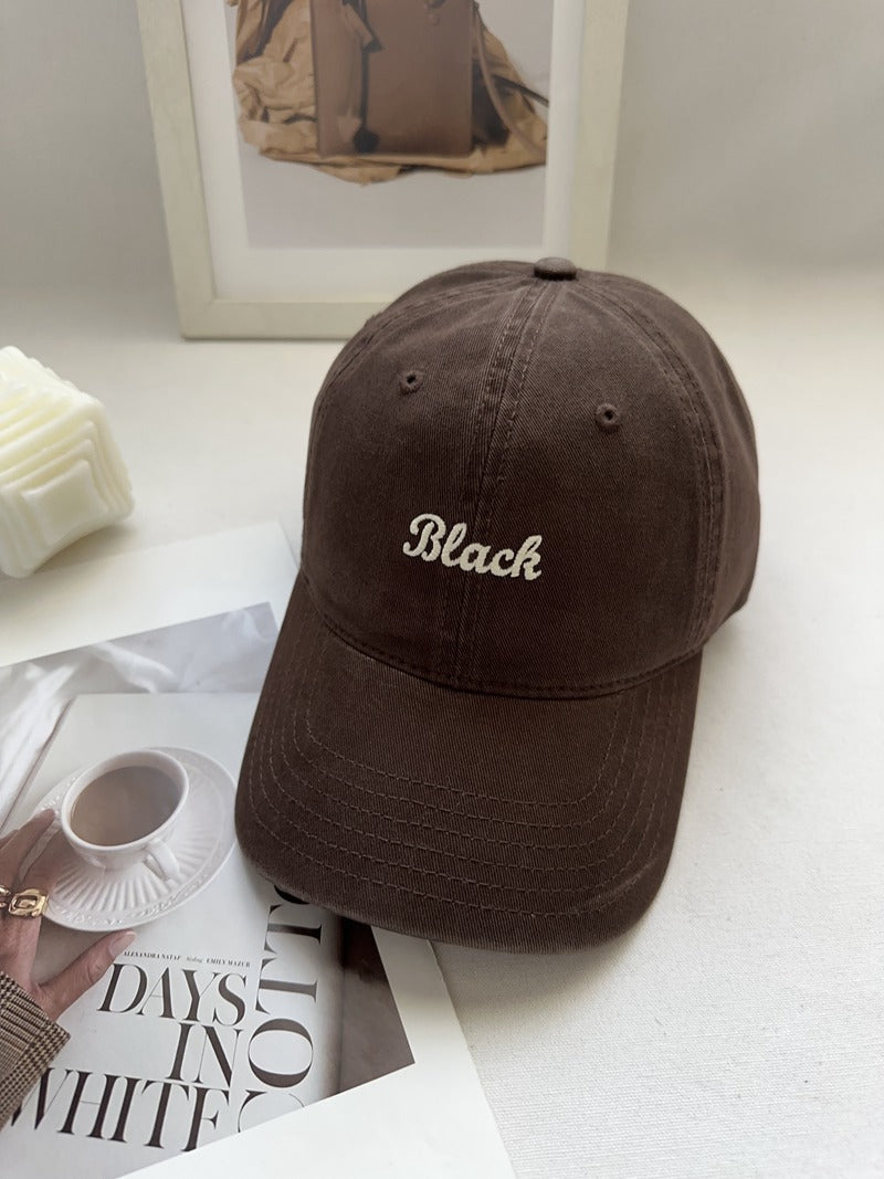 Lässige bestickte Baseballkappe für Damen