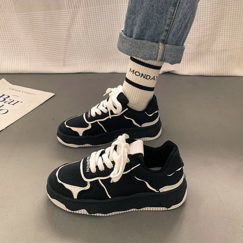 Damen Sportliche Freizeitschuhe mit atmungsaktivem Obermaterial und starker Sohle EB