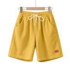 Lässige Bermuda-Shorts für Herren aus strukturiertem Baumwollmix