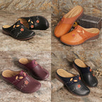 Damen Bequeme Clogs mit floralem Design und ergonomischem Fußbett EB