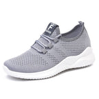 Damen Atmungsaktive Lauf- und Freizeitschuhe mit elastischem Strickoberteil EB