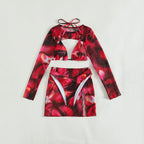 Damen Crop-Top und Rock Set EB