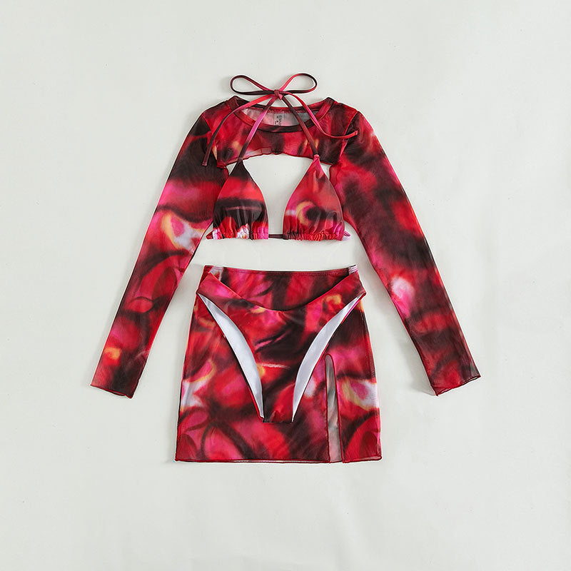Damen Crop-Top und Rock Set EB