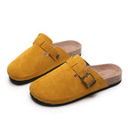 Damen Bequeme Clogs mit verstellbarem Riemen und ergonomischer Sohle EB