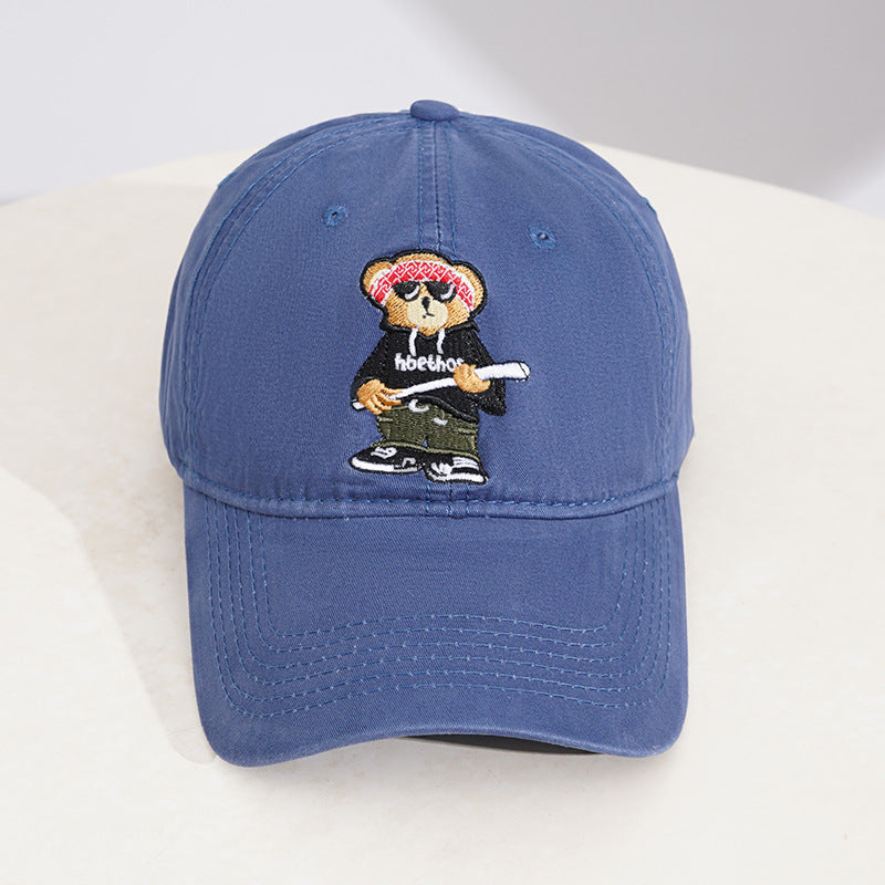 Herren Baseballkappe mit Cartoon-Stickerei