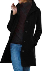 Damen eleganter Wollmantel EB