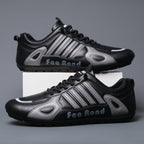 Damen Sportliche Freizeitfußballschuhe mit rutschfester Sohle und atmungsaktiver Obermaterialstruktur EB