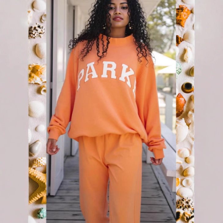 Damen-Freizeitset mit Oversized-Sweatshirt und Shorts
