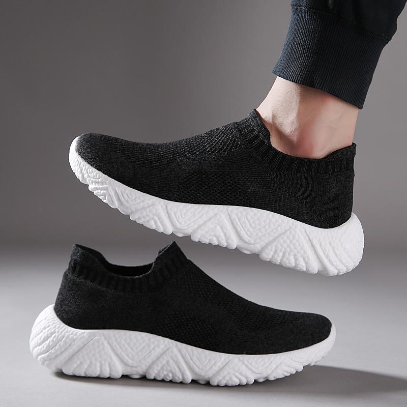 Unisex nan Schlupfschuh-Citywalker mit elastischem Maschenoberteil und skulpturierter Wellenlaufsohle EB
