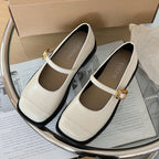 Damen Ballerinas mit elegantem Schnallen-Detail und hochwertiger Verarbeitung EB