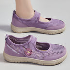 Damen Bequeme Slip-On Freizeitschuhe mit elastischem Einsatz EB