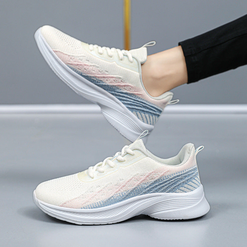 Damen Sportliche Laufschuhe aus atmungsaktivem Mesh mit flexibler Sohle EB