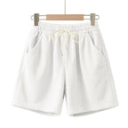 Herren Ripp-Jersey-Shorts mit Kordelzug