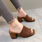 Damen Absatzschuhe mit komfortablem Strickdesign EB