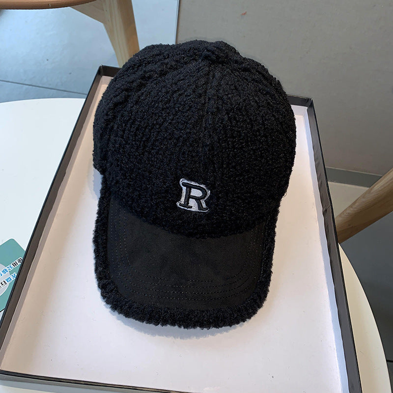 Flauschige Baseball-Cap für Damen