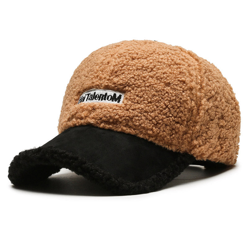 Gemütliche Plüsch-Fleece-Baseball-Cap für Damen