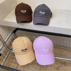 Herren Baseballkappe aus Baumwolle im Used-Look