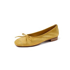 Damen Ballerinas mit schicker Schleifenverzierung und elegantem Metallfinish EB