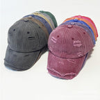 Damen-Baseballkappe im Used-Look