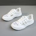 Damen Atmungsaktive Freizeitschuhe mit floralem Netzdesign EB