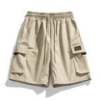 Herren Cargo-Shorts mit elastischem Bund und praktischen Taschen EB